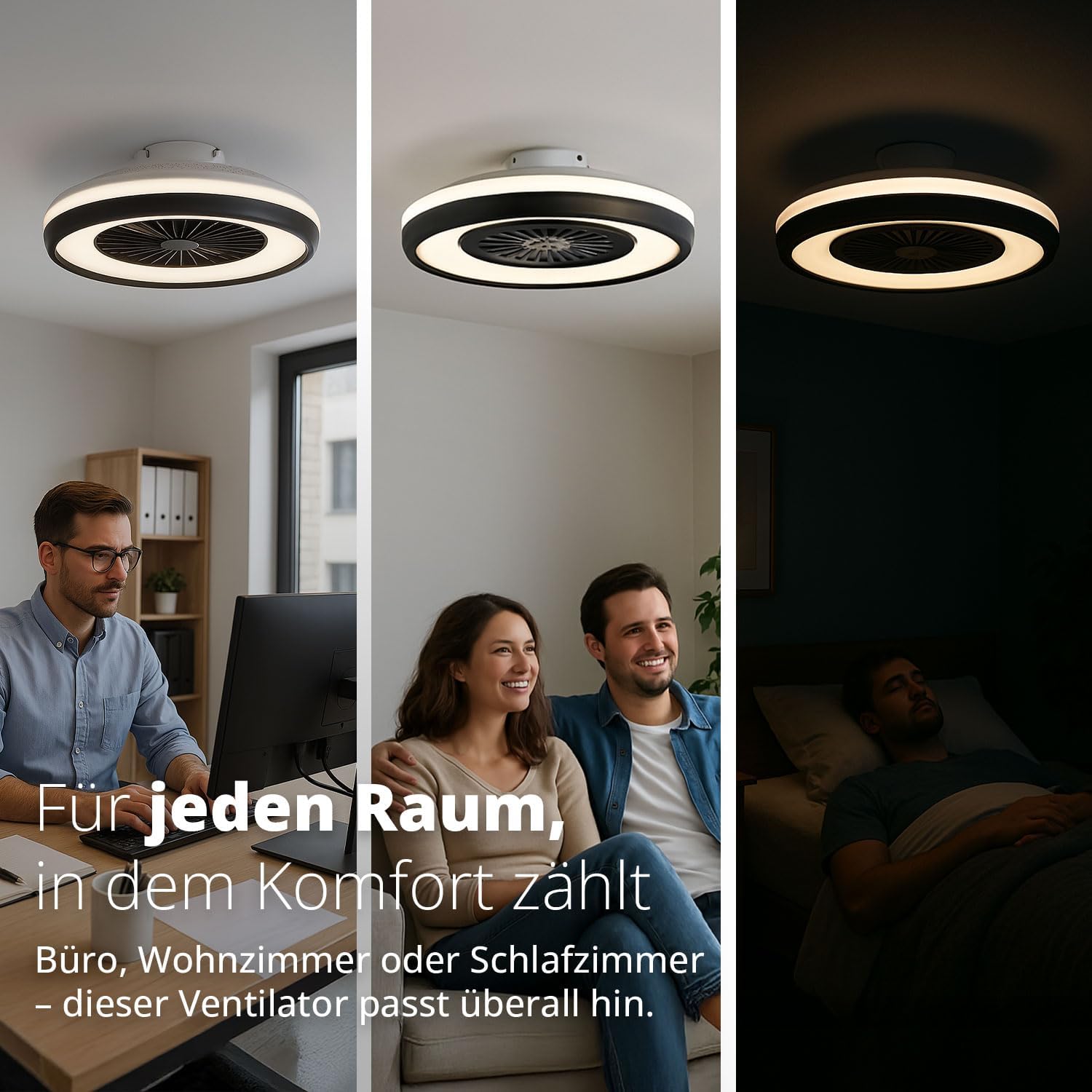 FlinQ LumiFan Deckenventilator mit Beleuchtung - Image 4