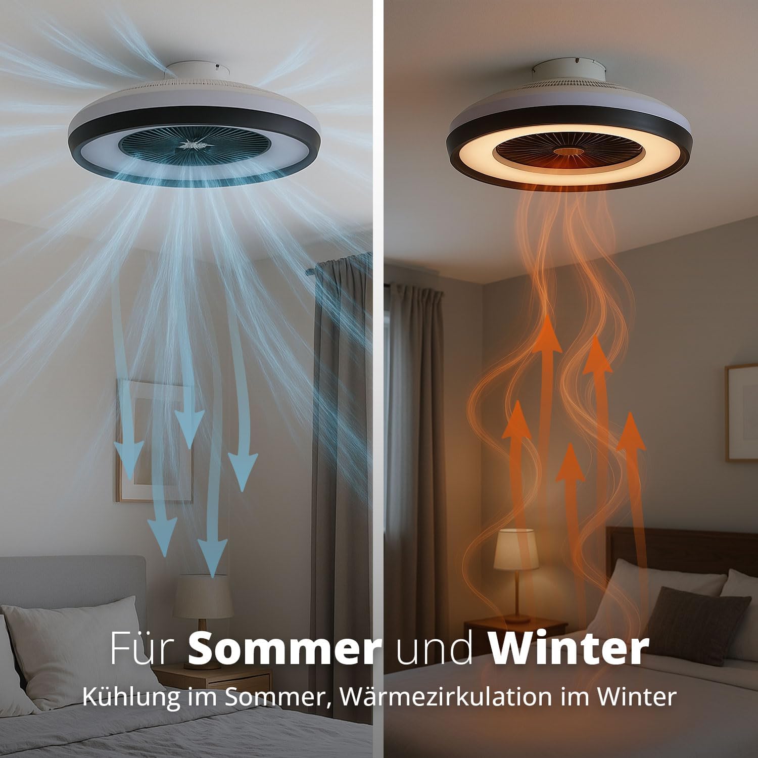 FlinQ LumiFan Deckenventilator mit Beleuchtung - Image 5