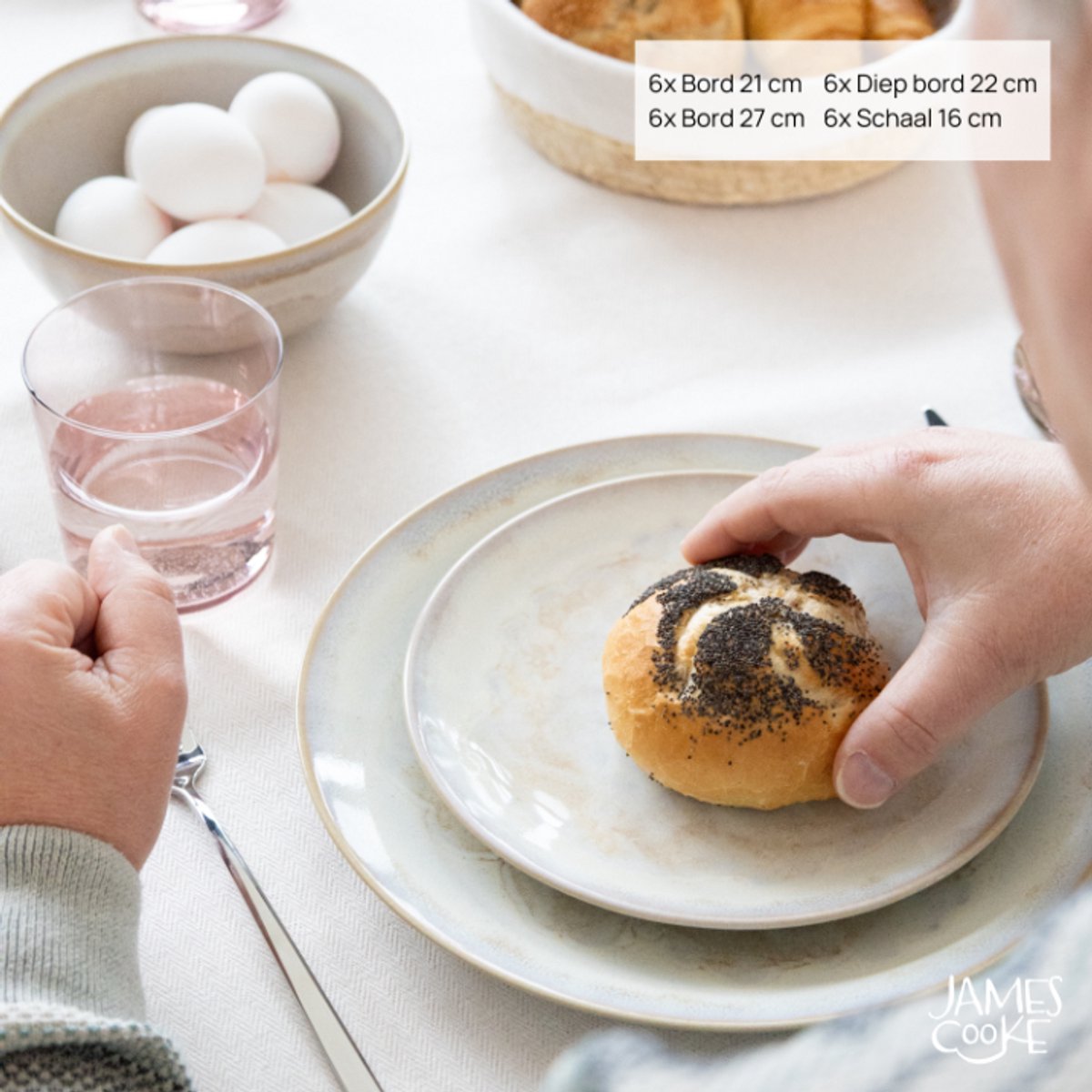 James Cooke Serviesset Mellow 6-persoons 24-delig - Image 3