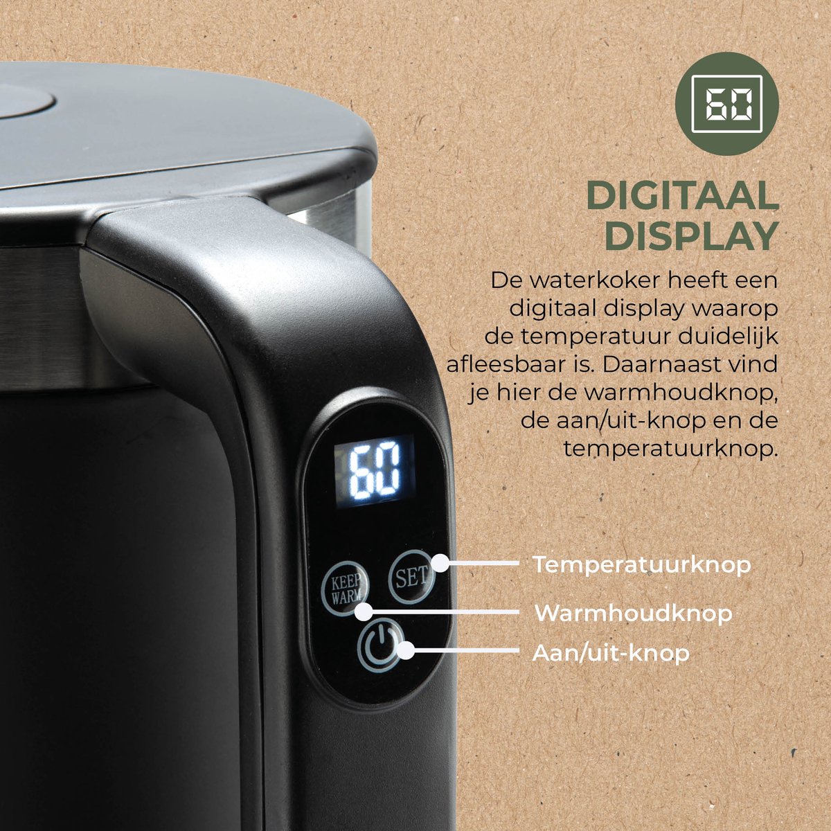 Bourgini Elements Waterkoker - Image 2