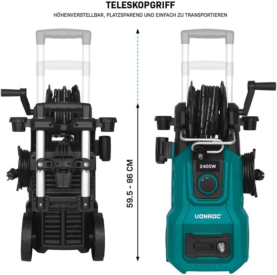 VONROC Hochdruckreiniger 180bar - Image 2