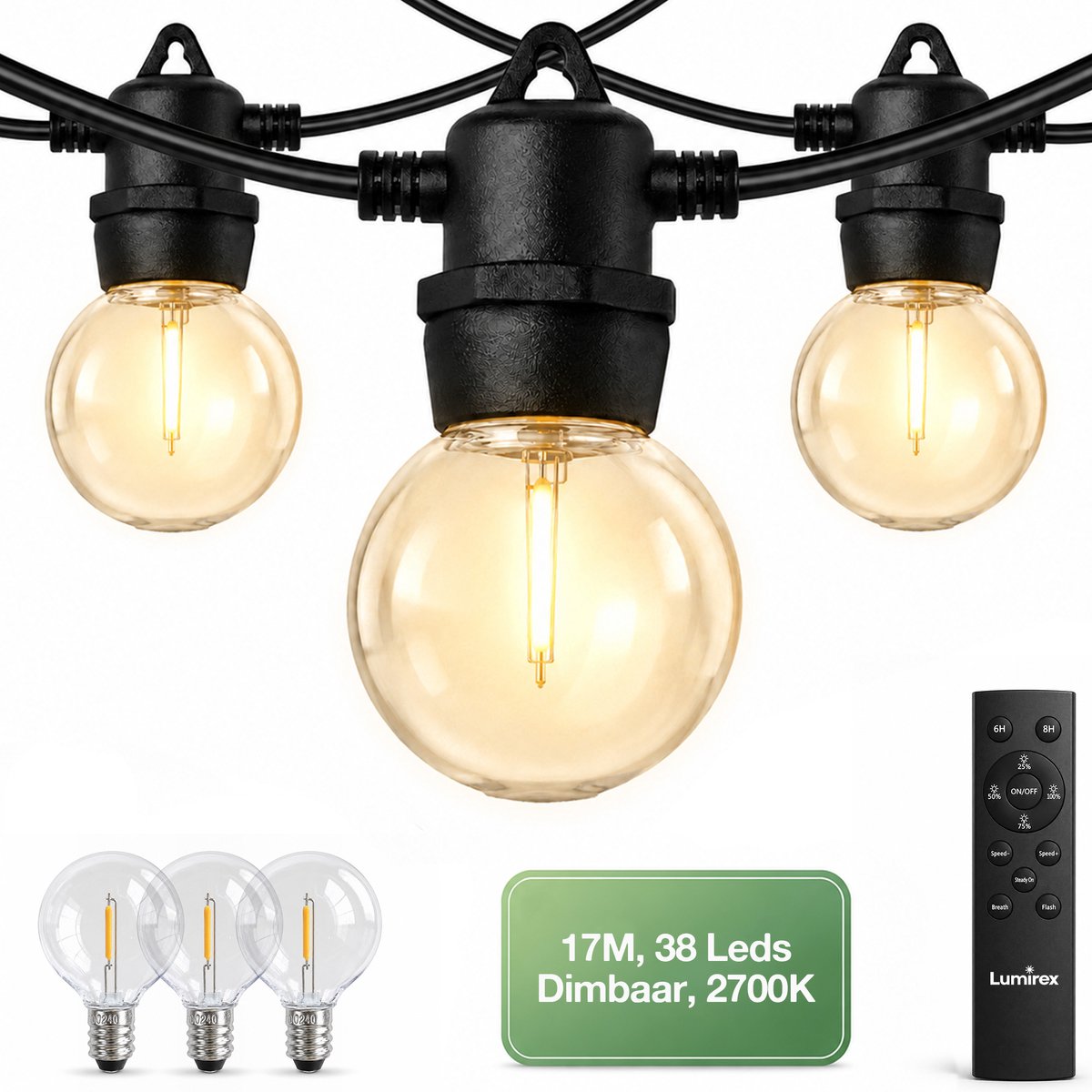 Lumirex Lichtsnoer Buiten G50